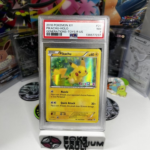 Pikachu graded PSA 7 for sale on eBay