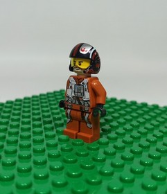 LEGO 2015 STAR WARS SW0658 PILOT JUMPSUIT POE DAMERON MINI FIGURE #75102