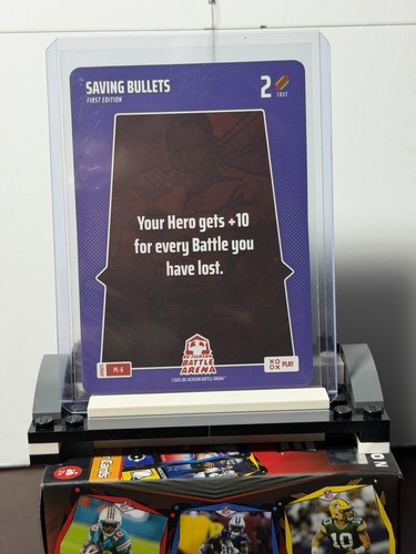 2025 Bo Jackson Battle Arena Alpha Update SSP Play Card #PL-6 Saving Bullets