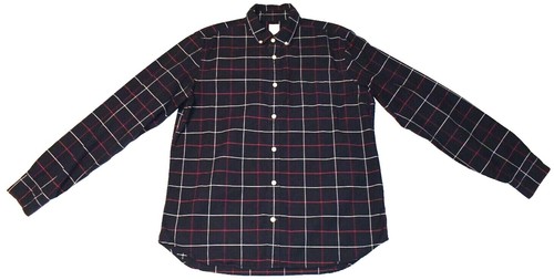 トップス 90s GAP hooded wool flannel shirt Gap VTG 90s Flannel Plaid Wool Blend Button Down Hooded Shirt