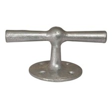 150mm 6 inch Galvanised T Post Cleat Mooring Boat Dinghy Yacht Narrowboat