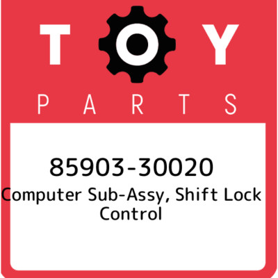 85903-30020 Toyota Computer sub-assy, shift lock control 8590330020, New Genuine