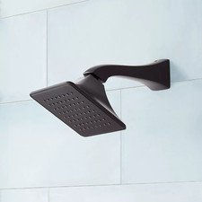 Signature Hardware Vilamonte Shower Head Matte Black.