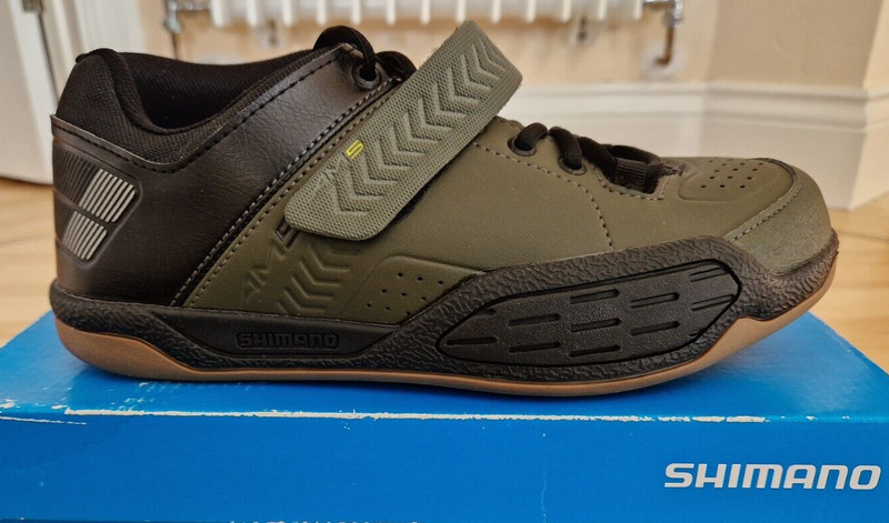 Shimano AM5 Shoes Size 41 Army Green SPD compatible