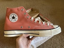 Size 12 - Converse Chuck 70 High Vintage Canvas - Brown Orange Brick Earth Color
