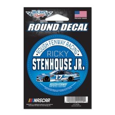 Ricky Stenhouse Jr 2018 Wincraft 17 Fastenal Round Decal 3"