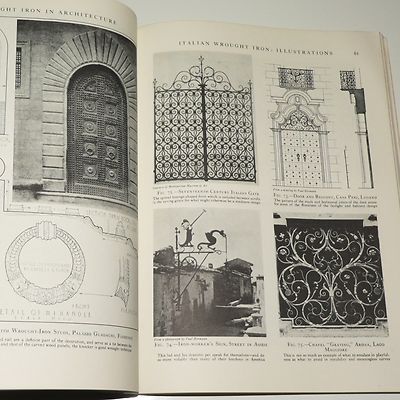 WROUGHT IRON IN ARCHITECTURE - G.Geerlings. 1983 Dover reprint