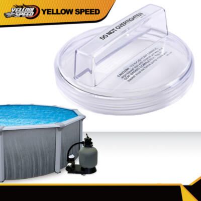 #ad #ad Fit For Lomart Embassy use Pool Pump Strainer Clear Cover Lid Replaces $23.87