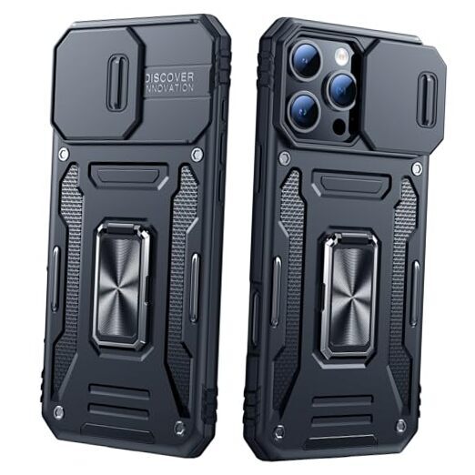 Armor Compatible for iPhone 16 Pro Max Case with Camera Cover Military Grade
