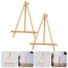 2Pcs Easel Painting Stand Display Kids Art Easel Table Display Easel for Decor