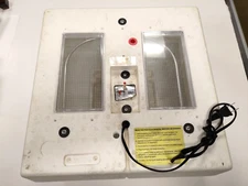 Large Still Air Egg Incubator Hatcher with Thermometer - Analog Control- Vintage