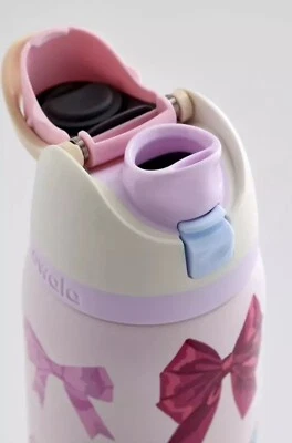 32oz Owala Girlhood-Free Sip Limited Edition Multicolor Pink Bows