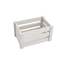 Washed Plain Wooden Crate Boxes Storage Apple Fruit Plain Wood Box Craft Crates