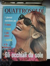 1968 07 Quattrosoldi Luglio 1968 Año VIII N.7 Gli Gafas Da Sole