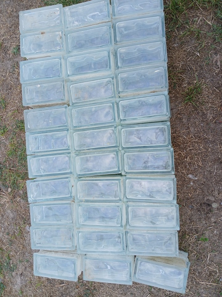 BEAUTIFUL VINTAGE GLASS BLOCKS eBay