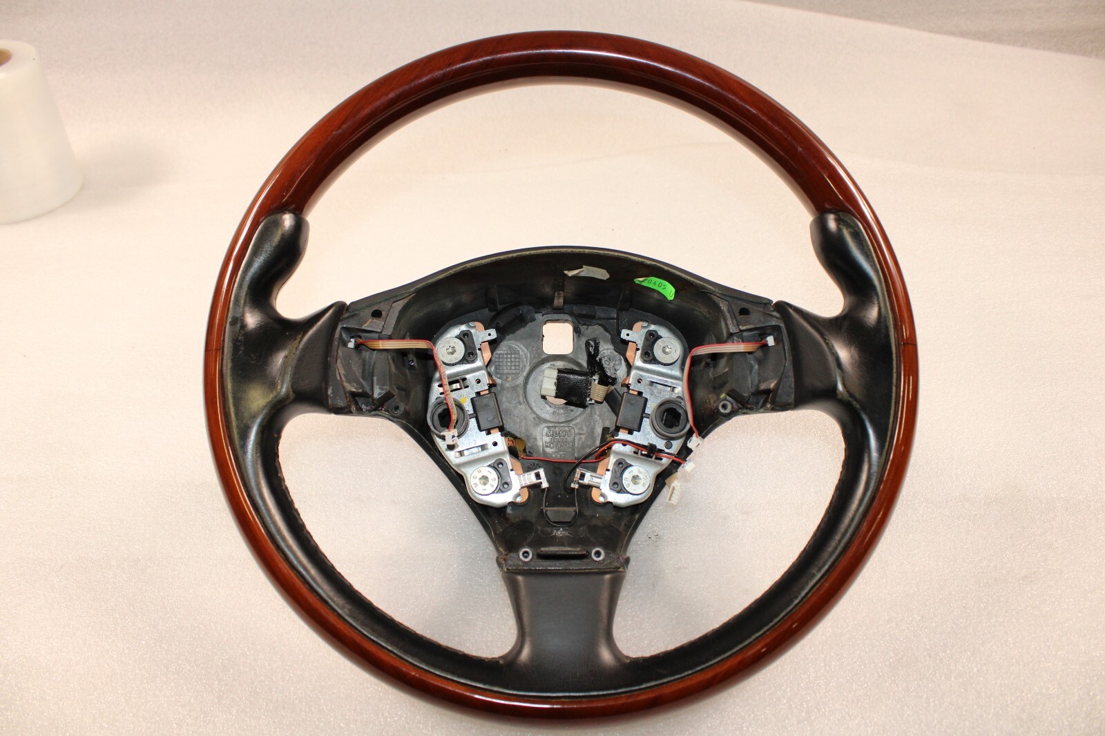 Maserati Quattroporte, Wheel, Black W/Wood Trim, Faded, Used, P/N 981423100