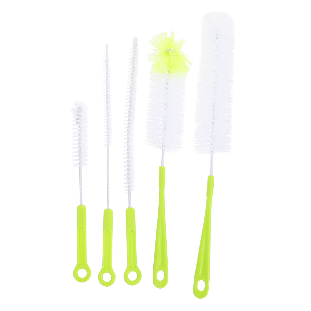5-Piece Baby Bottle Cleaning Brush Set with Scrubber