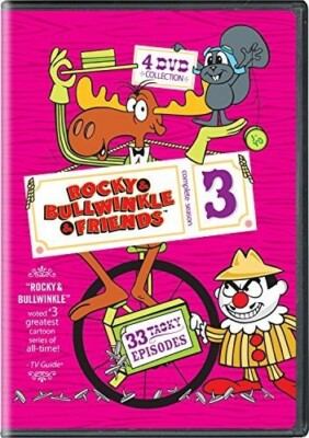 ROCKY & BULLWINKLE & FRIENDS~COMPLETE SEASON 3~2004 VG/C 4