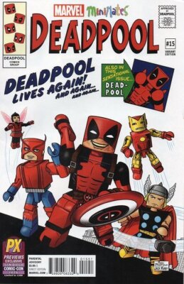 DEADPOOL ISSUE 15 - PX PREVIEWS EXCLUSIVE SDCC 2016 - MINIMATES VARIANT COVER