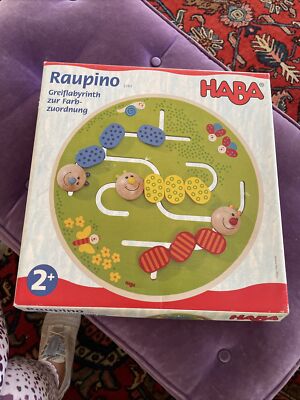 HABA Ctapillar Maze Game STEM Fine Motor Toy Raupino