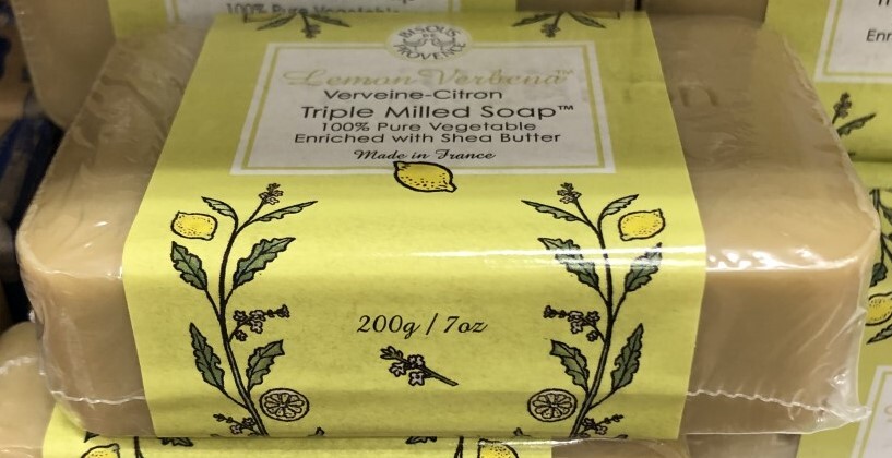 Trader Joe's Lemon-Verbena Verveine-Citron Triple Milled Soap w