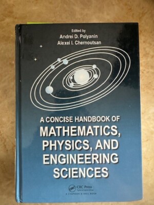 Concise Handbook of Math., Phys., and Eng.Sci. Hardcover