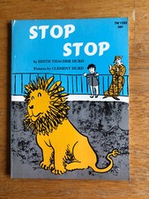 Stop Stop by Edith Thatcher Hurd 1969 Vintage 1st Printing Scholastic Paperback
