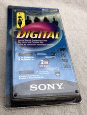 Sony Optical Digital Connecting Cable Home, Portable POC-20AP New Sealed CD MD