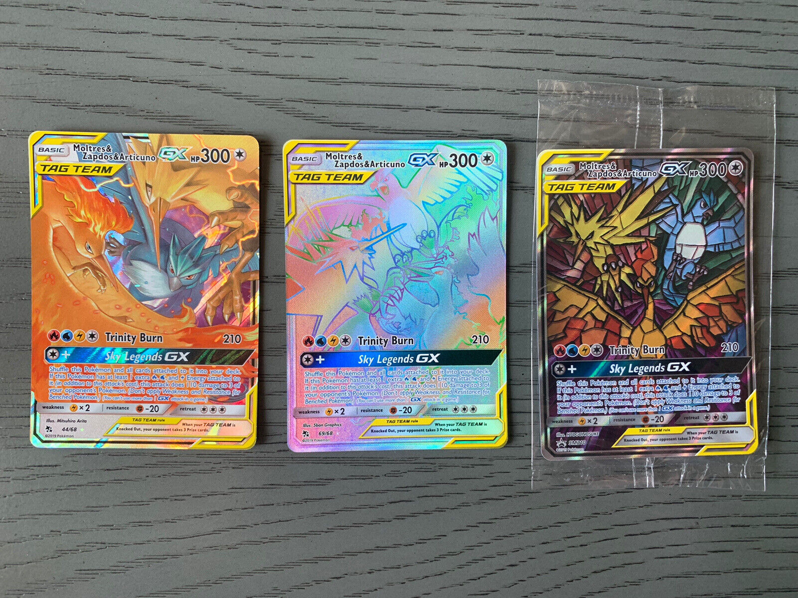 Moltres & Zapdos & Articuno GX - 44/68 Ultra Rare Tag Team - Hidden Fa –  JAB Games13