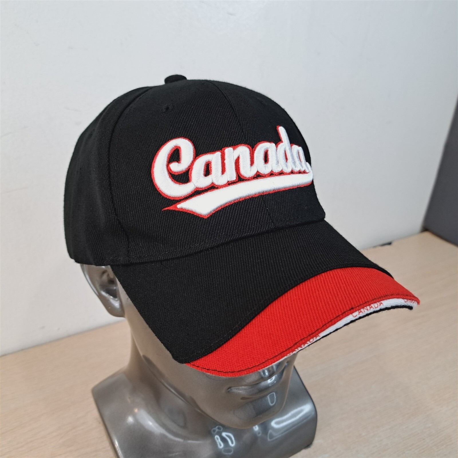 CANADA SCRIPT SPELLOUT ADJUSTABLE STRAPBACK BASEB… - image 2