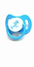 BornCare Baby 1 Piece Printed Pacifier with Orthodontic Silicone Baglet
