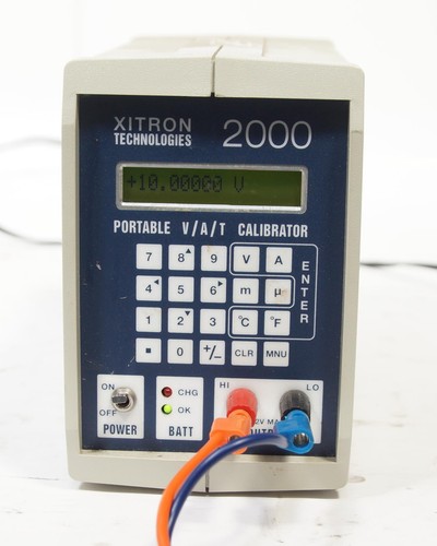 XiTron Technologies 2000 Portable V/A/T DC Calibrator Temperature Source