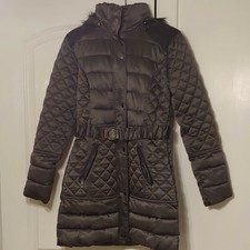 Celsius Premium Puffer Coat Brown Size Medium
