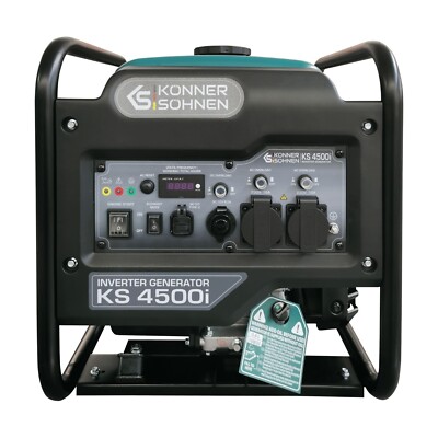 Könner & Söhnen KS 4500i Inverter Generator 4,5 kW leise Benzin Notstrom 230V