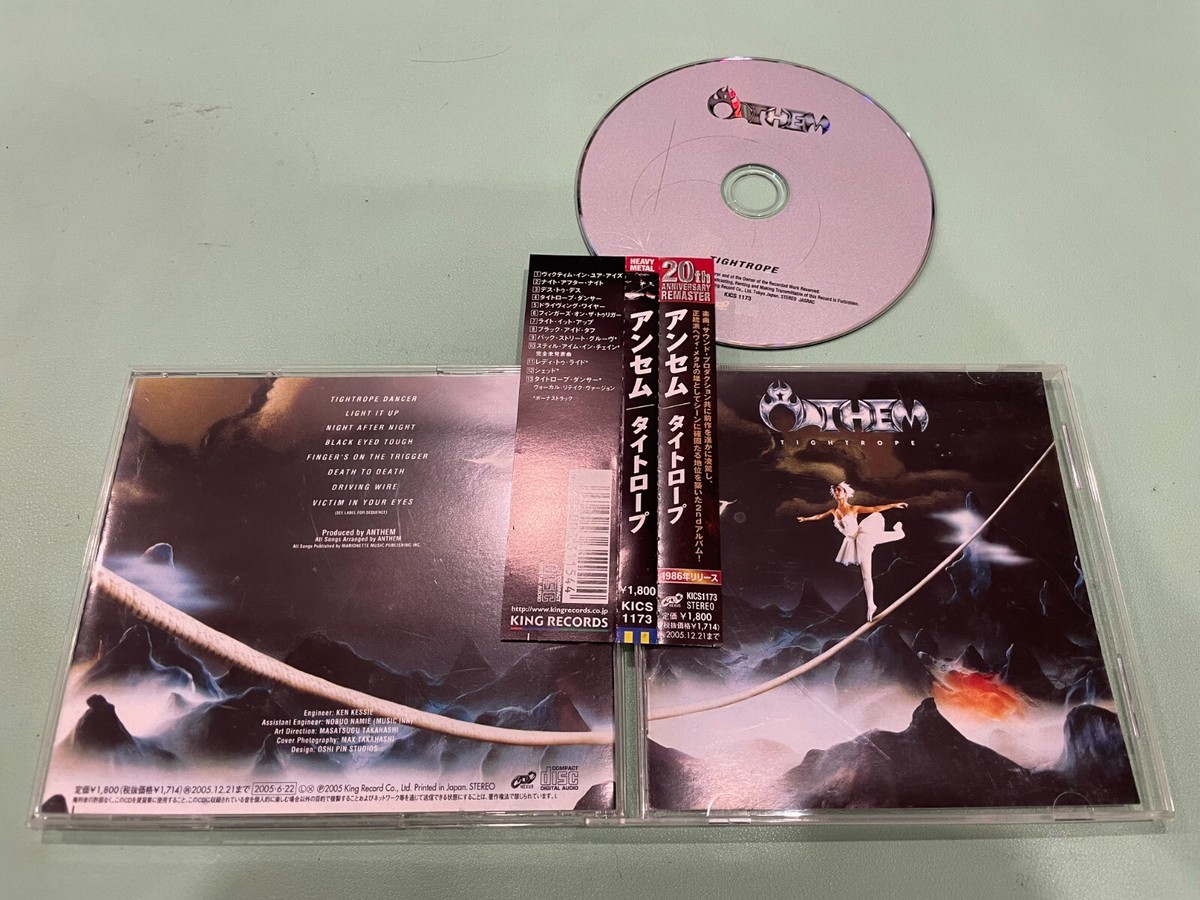 アート・デザイン・音楽 Anthem Tightrope Heavy l Collection Anthem – Tightrope Japan CD OBI (KICS 1173) | eBay