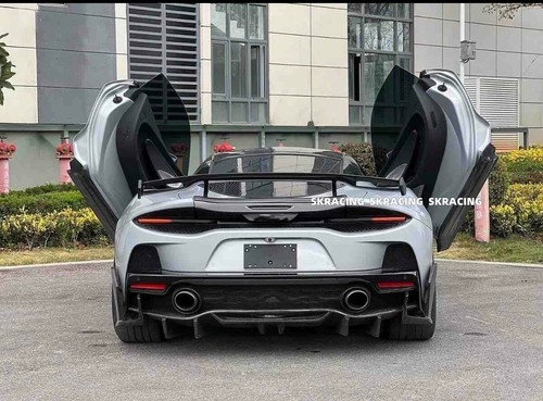 Dry Carbon Fiber Rear Bumper Lip Diffuser Body kit For 19-2023 McLaren GT Coupe - Picture 10 of 14