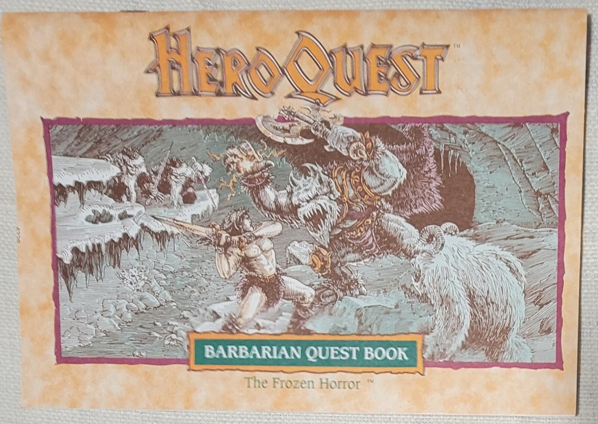 Neuf dans sa boîte Hero Quest - Pack Quêtes Barbares - Pack d'Extension