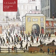 Adult Jigsaw Puzzle L.S. Lowry : Coming from the Mill 500 Pieces, Game by Fla...