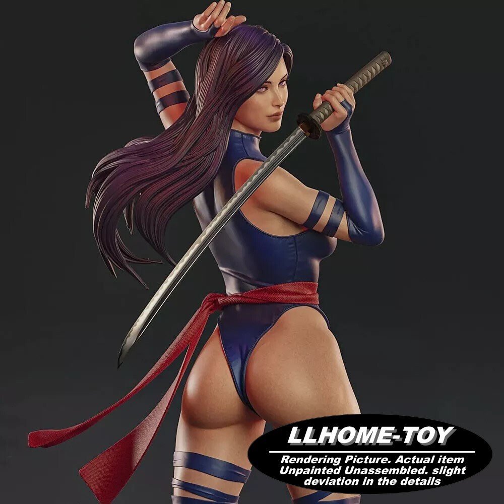 Psylocke 1:4 Resin hot Model Kit Unpainted 3d Printed GK Statue Figure gift