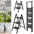 Trittleiter 2/3/4 Stufen Klappbar Leiter HAUSHALTSLEITER Klapptritt Anti-Rutsch