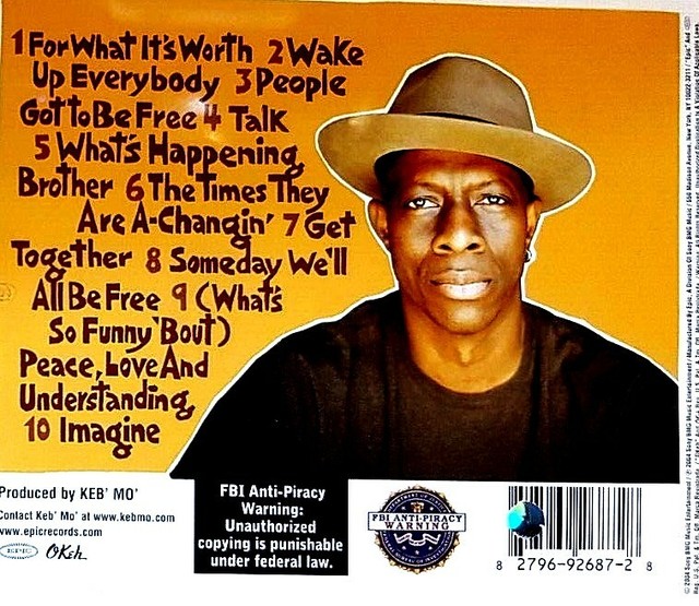 Keb' Mo' "Peace... Back By Popular Demand" ( CD Epic Records ) eBay