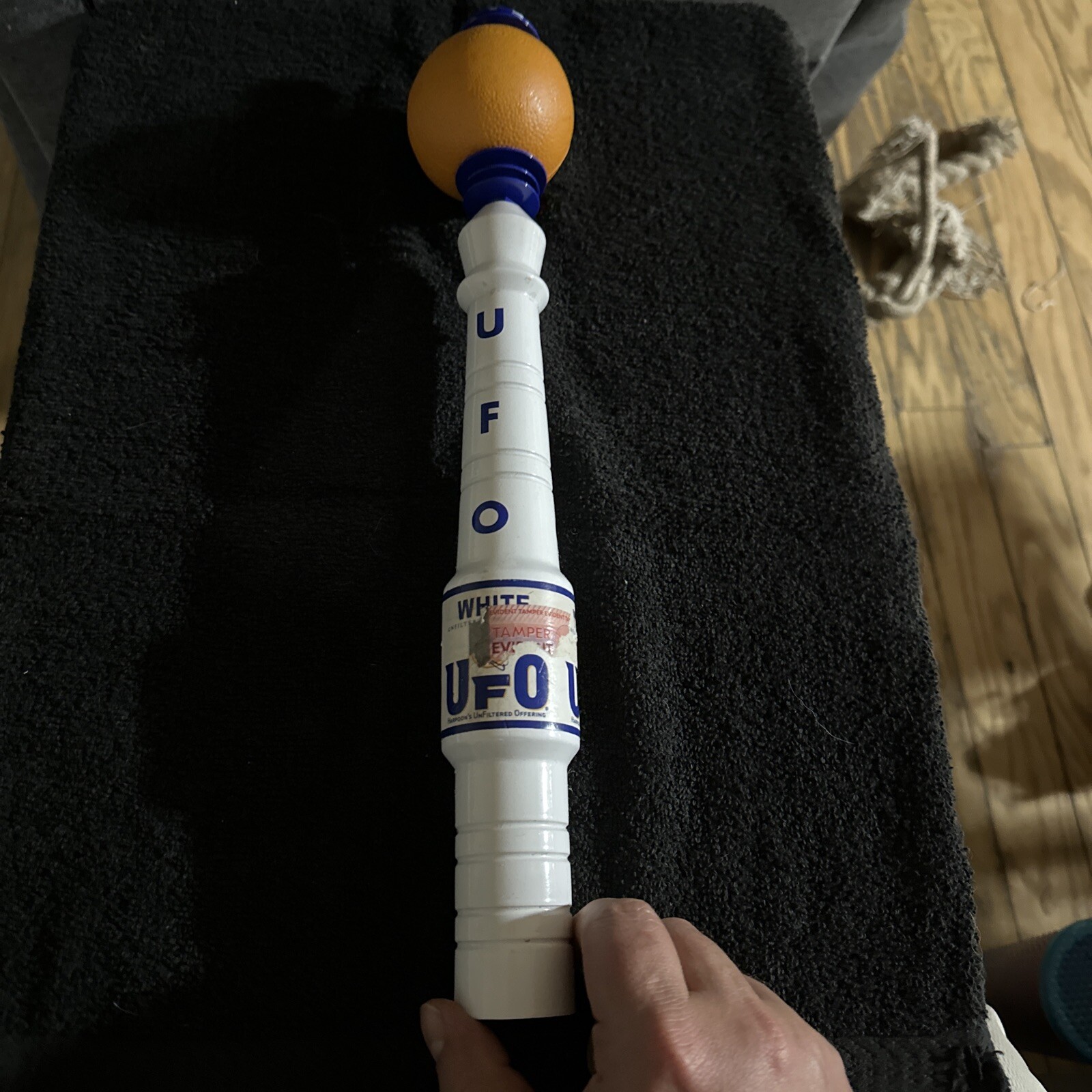 Harpoon Brewery UFO Unfiltered White Wheat Beer Draft Tap Handle eBay