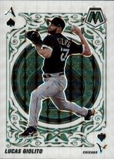 2022 Panini Mosaic #A-5 Lucas Giolito Aces Green Mosaic