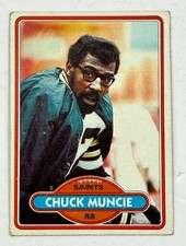 Chuck Muncie - 1980 Topps, #40 - New Orleans Saints NFL - Free Shipping #