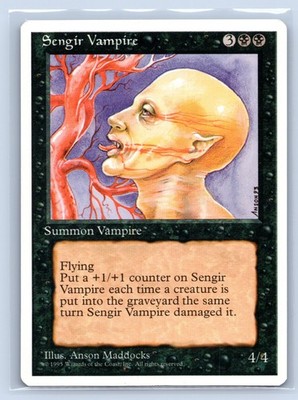MTG LP-NP Normal Sengir Vampire U Fourth Edition