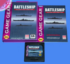 TESTED Sega GAME GEAR Cartridge BATTLESHIP Completed with NEW Hangtab Box Manual