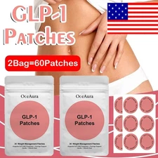 60 Pack Weight-loss GLP-1 Patches Slimming Patches Weight Management Tools
