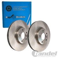 2X RAP Bremsscheiben 300Mm InnenbelÜFtet Vorne Passend FüR Ford Mondeo | R-D0187