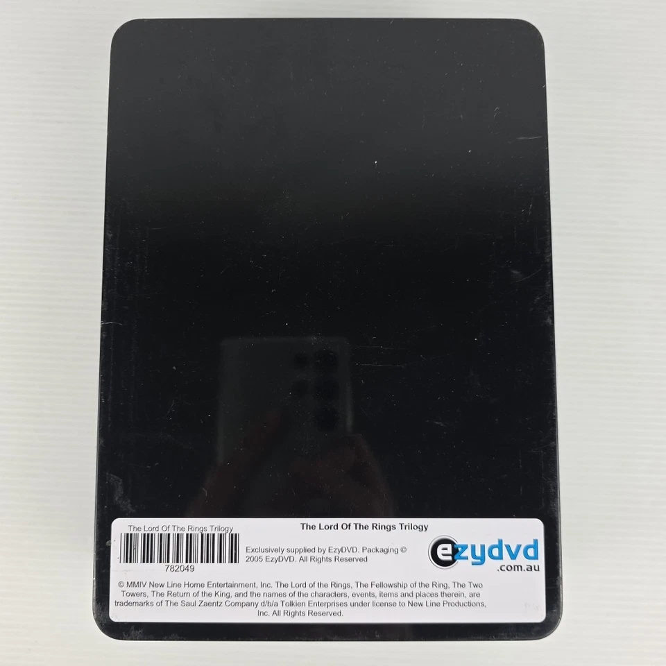 Lord Of The Rings Motion Picture Trilogy 1-3 DVD Box Set Metal Tin Case Region 4 - Image 2 of 4