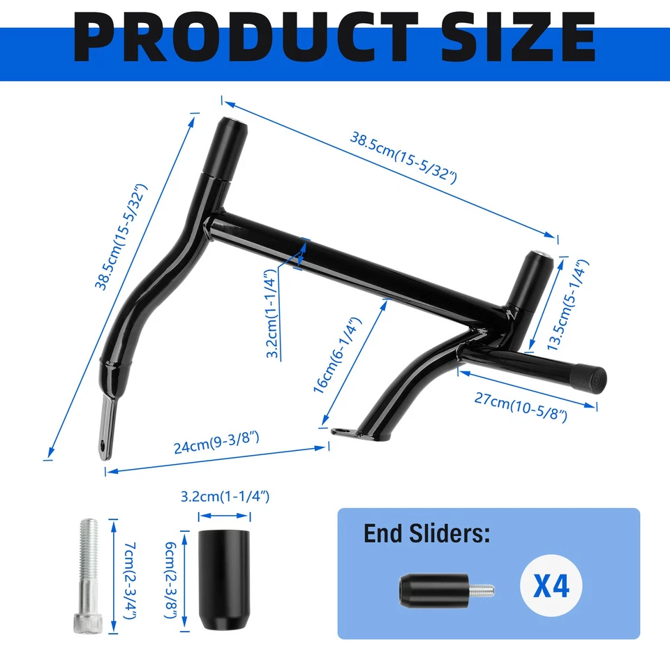 Alforjes guarda trilho de colisão barra para Harley Road Glide Street Glide Special 09-23 - Imagem 4 de 4